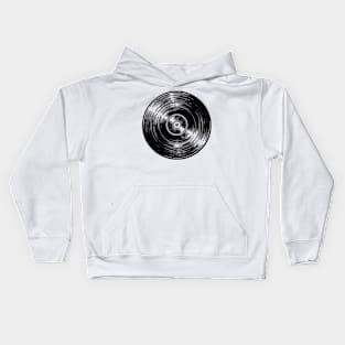 LP Record Kids Hoodie